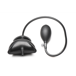 Xr brands Bad Buoy Anchor - Opblaasbare Siliconen Anale Plug - Zwart (848518052353)