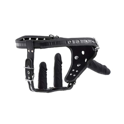 Xr brands Harnas met Double Penetration Strap-On (848518044976)