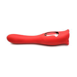 Xr brands Kiss and Tell Pro - Dual-Ended Kissing Vibrator - Rood (848518052759)