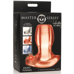 Xr brands Lichttunnel - Verlichte Anale Dilator - L (848518049391)