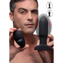 Xr brands Opblaasbare Vibrerende Silicone Butt Plug (848518035264)