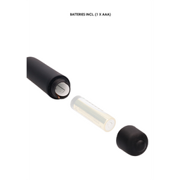Ouch! by shots Silicone Vibrerende Bullet Plug Extra Lang (8714273525147)