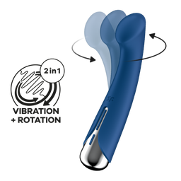 Satisfyer Spinning G-Spot 1 - Draaibare G-Spot Vibrator - Blauw (4061504048765)