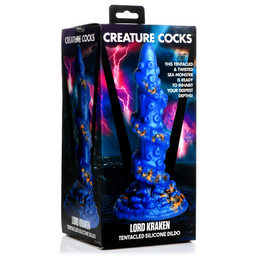 Xr brands Kraken Silicone Dildo - Blauw (848518050410)