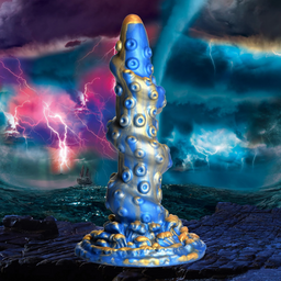 Xr brands Kraken Silicone Dildo - Blauw (848518050410)