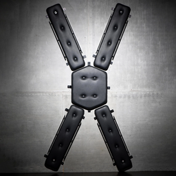 Xr brands Masters St. Andrew's Cross - Zwart (848518051295)