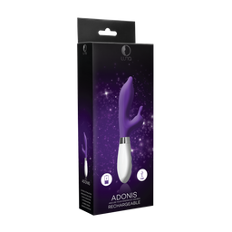 Luna by shots Adonis - Oplaadbare Rabbit Vibrator - Paars (8714273533524)