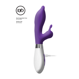 Luna by shots Adonis - Oplaadbare Rabbit Vibrator - Paars (8714273533524)