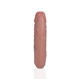 Realrock by shots U Vormige Dubbele Dildo 5 / 12,7 cm - Vlees (8714273505521)