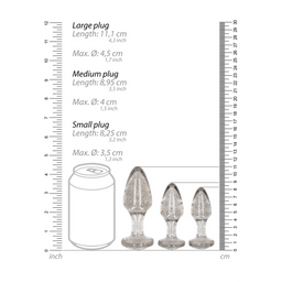 Ouch! by shots Acryl Buttplug Set (8714273544179)