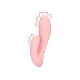 Loveline by shots Ultra Soft Silicone G-Spot Vibrator - Cherry Chiffon (8714273048974)