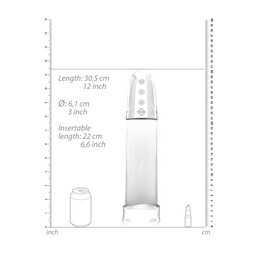 Pumped by shots Automatische Oplaadbare Luv Penis Pomp (8714273508126)
