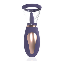 Pumped by shots Enhance - Oplaadbare Vulva en Borst Pomp - Paars (8714273054791)