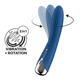 Satisfyer Spinning Vibe 1 - Draaivibrator voor de G-Spot - Blauw (4061504048703)