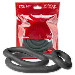 Perfectfitbrand Ultra Wrap Ring - Cockring 2-Pack - 2 Stuks - 6.9 en 12 / 17,5 cm en 30 cm (851127008673)