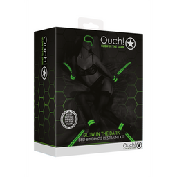 Ouch! by shots Bevestigingsset voor Bedbindings - Glow in the Dark (7423522641606)