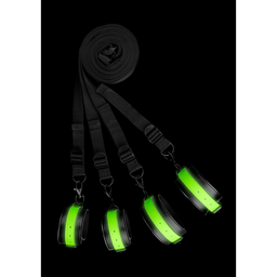 Ouch! by shots Bevestigingsset voor Bedbindings - Glow in the Dark (7423522641606)