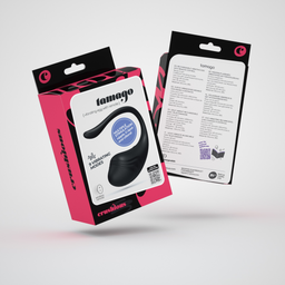Crushious Tamago - Oplaadbaar Vibrerend Ei met Afstandsbediening - Zwart (7403254159556)