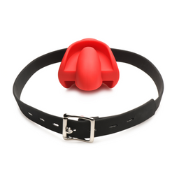 Xr brands Gag Order - Extreme Silicone Ball Gag - Rood (848518054548)