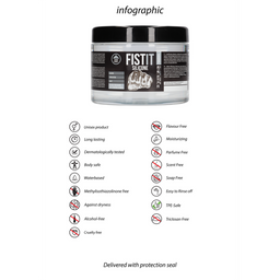 Fist it by shots Siliconenbasis Glijmiddel - 17 fl oz / 500 ml (8714273301949)