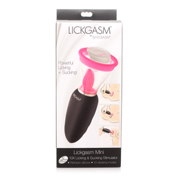 Xr brands Lickgasm Mini - 10x Licking and Sucking Stimulator - Roze (848518045140)