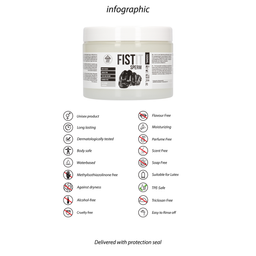 Fist it by shots Sperma Glijmiddel - 17 fl oz / 500 ml (8714273927989)