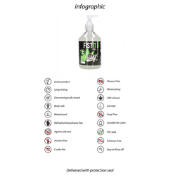 Fist it by shots CBD Glijmiddel - 500 ml - Pomp (8714273935557)