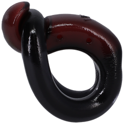 Doc johnson Prestatie Ring - Zwart/Rood (782421086855)