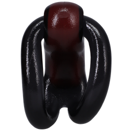 Doc johnson Prestatie Ring - Zwart/Rood (782421086855)