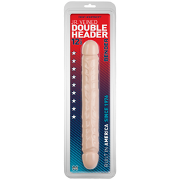 Doc johnson Jr. Veined Double Header - Dildo met Dubbele Einden - 12 / 30 cm (782421104207)