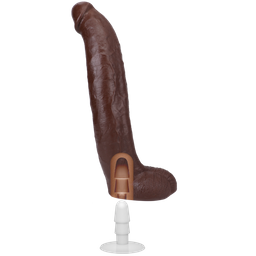 Doc johnson Brickzilla - Realistische ULTRASKYN Dildo - 13 / 33 cm - Chocolade (782421087159)