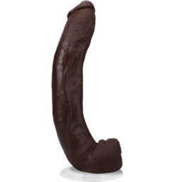 Doc johnson Dredd - Realistische ULTRASKYN Dildo - 13,5 / 34 cm - Chocolade (782421087517)