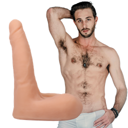 Doc johnson Lucas Frost - Realistische ULTRASKYN Dildo - 7 / 18 cm - Vanilla (782421087067)