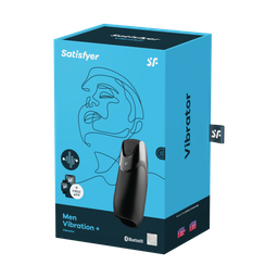 Satisfyer Mannen Vibration Plus Connect App - Zwart (4049369016570)