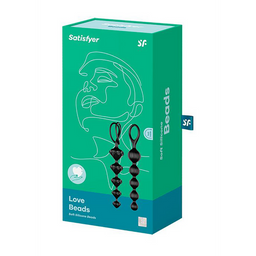 Satisfyer Love Beads - Anale kralen - Zwart (4061504000855)