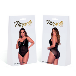 Mapalé Bodysuit - 3/4X - Nat zwart (190602677615)