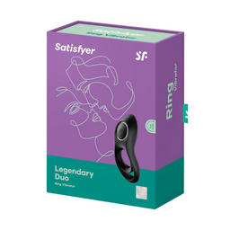 Satisfyer Legendarisch Duo - Vibrerende Cockring - Zwart (4061504009902)