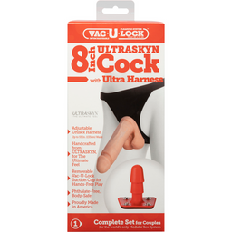 Doc johnson ULTRASKYN Harnas en Dildo - 8 / 20 cm (782421506100)