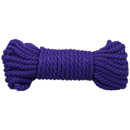Doc johnson Bind and Tie - 6 mm Hennep Bondage Touw - 30 ft - Violet (782421089412)