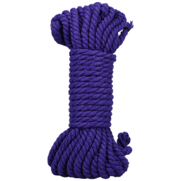 Doc johnson Bind and Tie - 6 mm Hennep Bondage Touw - 30 ft - Violet (782421089412)