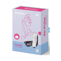 Satisfyer Traveler - Air Pulse Stimulator - Aubergine/Rose Gold (4049369015900)