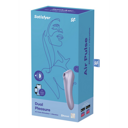 Satisfyer Dual Pleasure - Air Pulse Vibrator - Mauve (4061504003108)