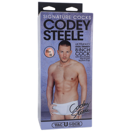 Doc johnson Codey Steele - Realistic ULTRASKYN Dildo - 8 / 20 cm - Vanille (782421087531)