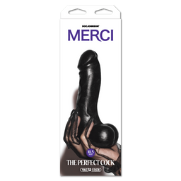 Doc johnson De Perfect Cock - 10.5 / 25 cm - Zwart (782421089900)