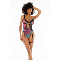 Mapalé Teddy - S/M - Zwart Dream Flower Print (190602675925)