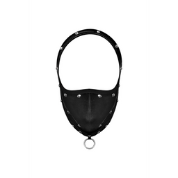 Male power Triton - Masker met Verstelbare Nek en Voorring - Eén Maat - Zwart (845830085939)