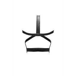 Male power Triton - Masker met Verstelbare Nek en Voorring - Eén Maat - Zwart (845830085939)