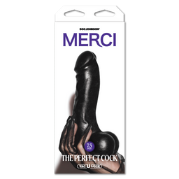 Doc johnson De Perfect Cock - 7.5 / 19 cm - Zwart (782421089894)