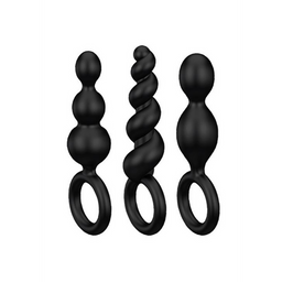 Satisfyer Booty Call - Butt Plug Set 3 Stuks - Zwart (4061504000756)