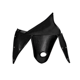 Male power Eros - Gladiator Kilt Ontwerp met een Aangekleed Thong - S/M - Zwart (845830085922)